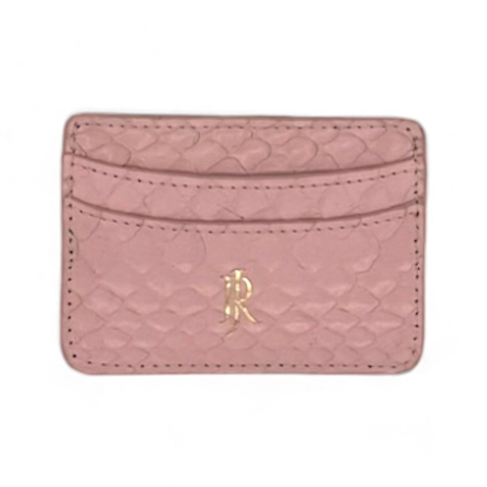 Lillian Wallet Python LoveShackFancy Pink