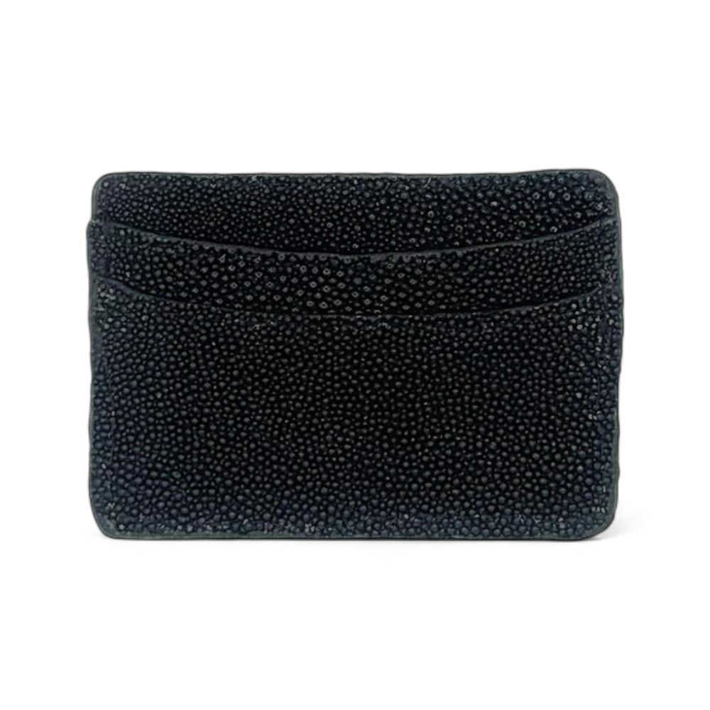 Lillian Wallet Shaved Stingray Deep Sea Navy - Order for Nov Delivery