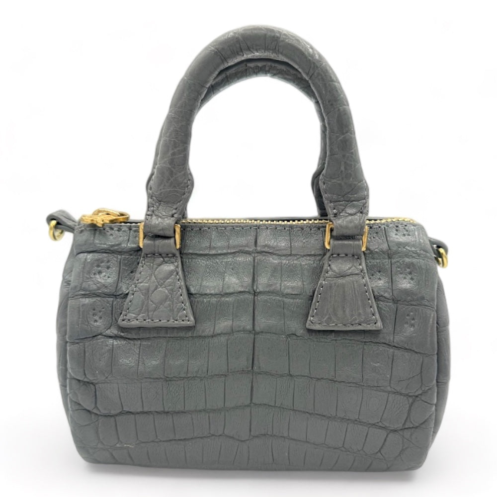 Victoria Crocodile Gray