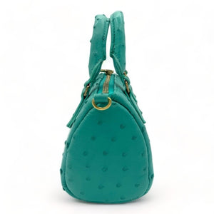 Victoria Ostrich Turquoise