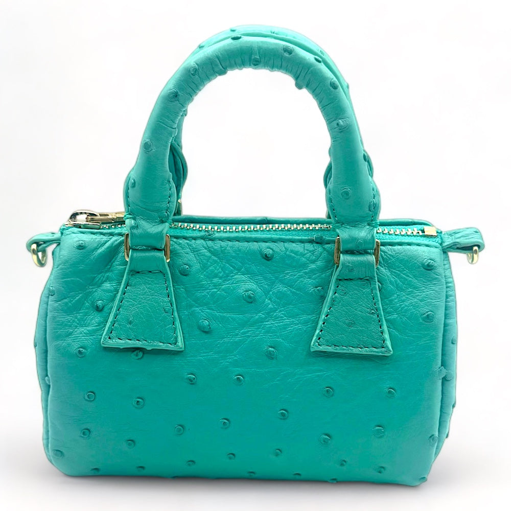 Victoria Ostrich Turquoise