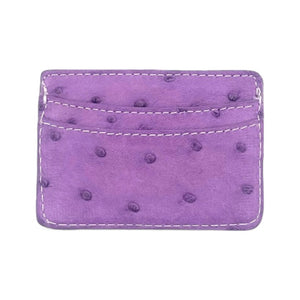 Lillian Wallet Ostrich Bellflower