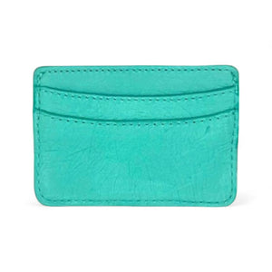 Lillian Wallet Ostrich Turquoise