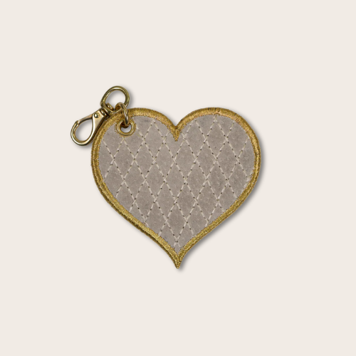 Muse Heart Appliqué (Almond Suede)