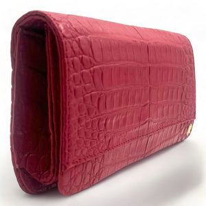 Claire Crocodile Magenta Pink