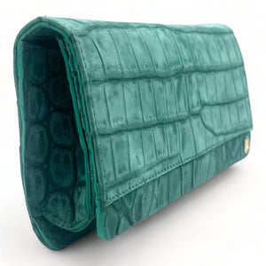 Claire Nile Crocodile Turquoise