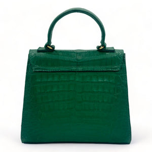 Eleanor Crocodile Emerald Green - Order for Dec Delivery