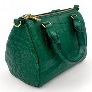 Ella Crocodile Emerald Green - Order for Nov Delivery!