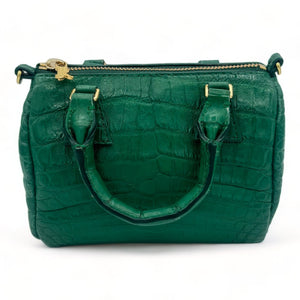 Ella Crocodile Emerald Green - Order for Nov Delivery!