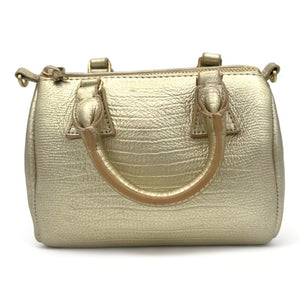 Ella Embossed Lizard Gold