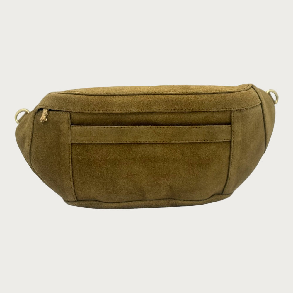 Holly Suede Olive Green
