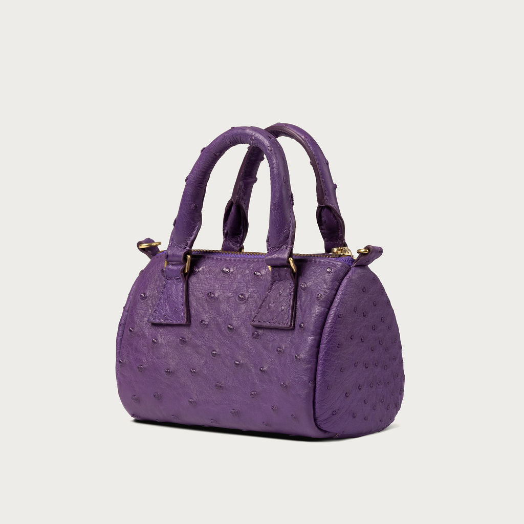 Victoria Ostrich Dark Purple