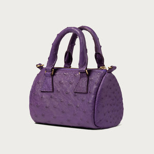 Ella Ostrich Dark Purple