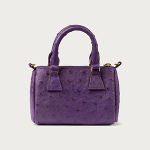 Ella Ostrich Dark Purple