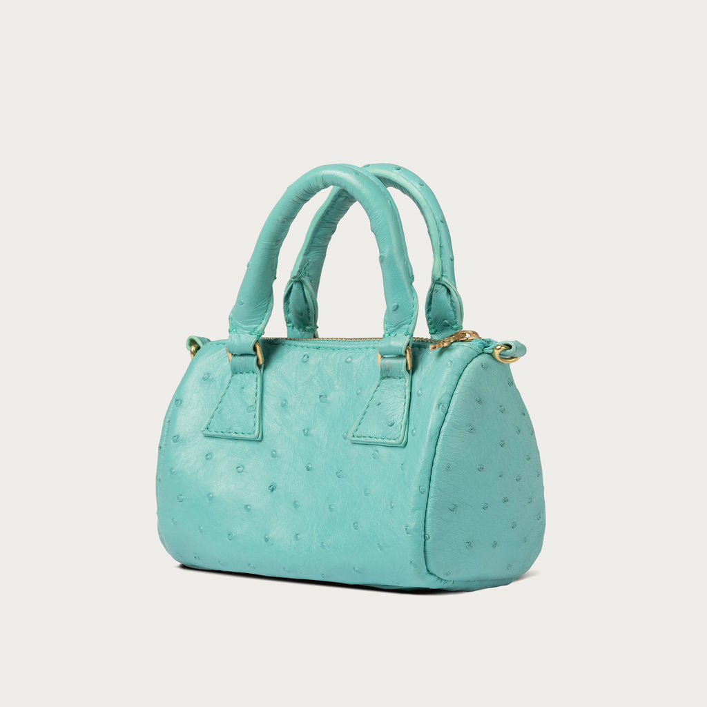 Victoria Ostrich Turquoise