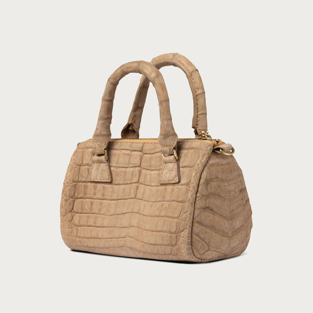 Ella Crocodile Velvet Griff Nubuck