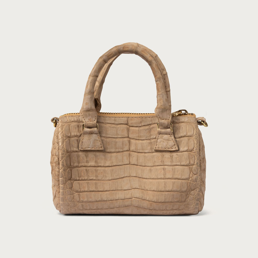 Ella Crocodile Velvet Griff Nubuck