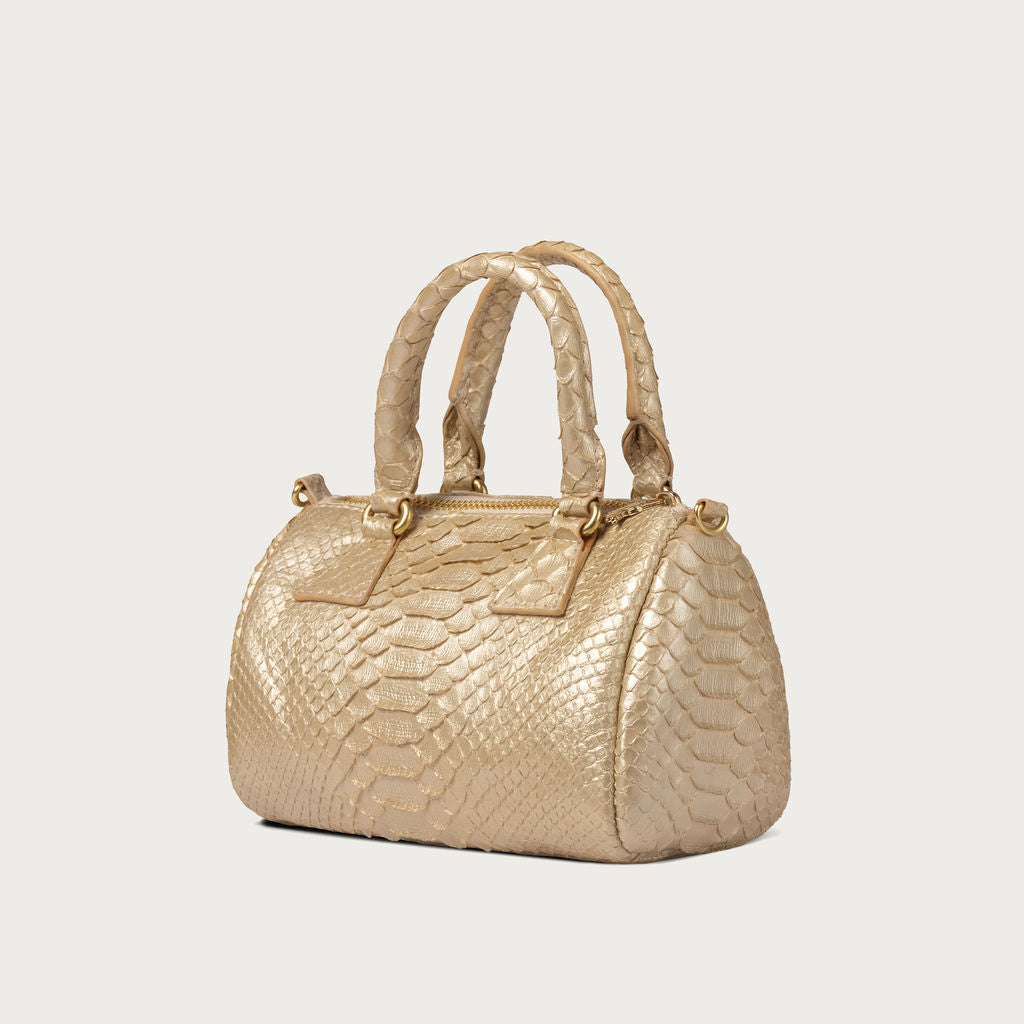 Victoria Python Champagne Gold