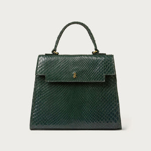 Eleanor Python Forest Green
