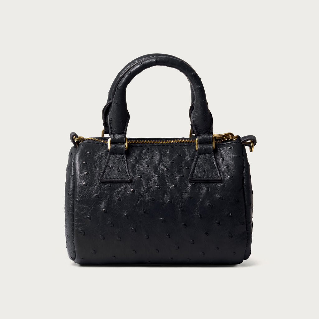 Ella Ostrich Black