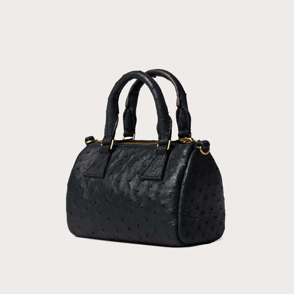 Victoria Ostrich Black