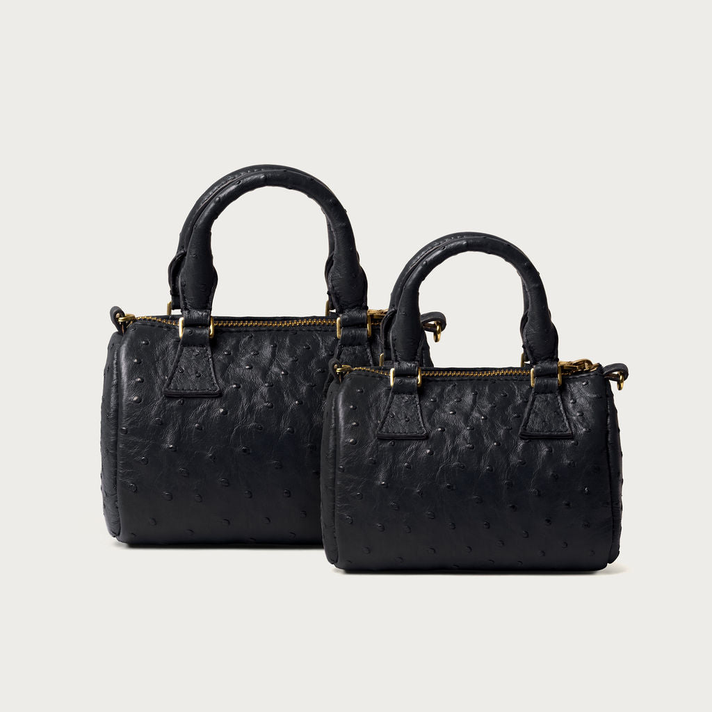 Ella Ostrich Black