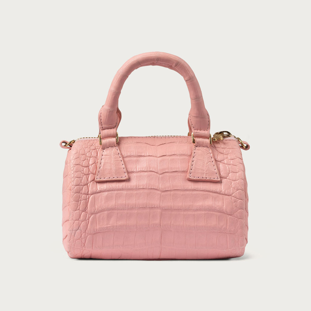 Ella Crocodile Quartz Pink