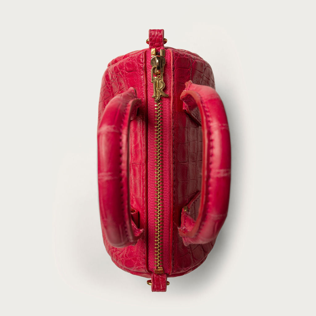 Victoria Crocodile Magenta Pink