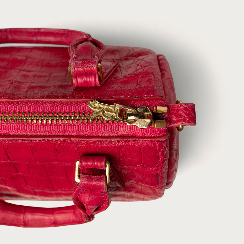 Victoria Crocodile Magenta Pink