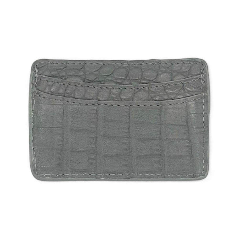 Lillian Wallet Crocodile Gray