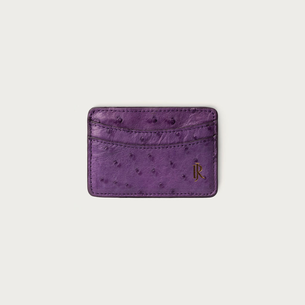 Lillian Wallet Ostrich Bellflower