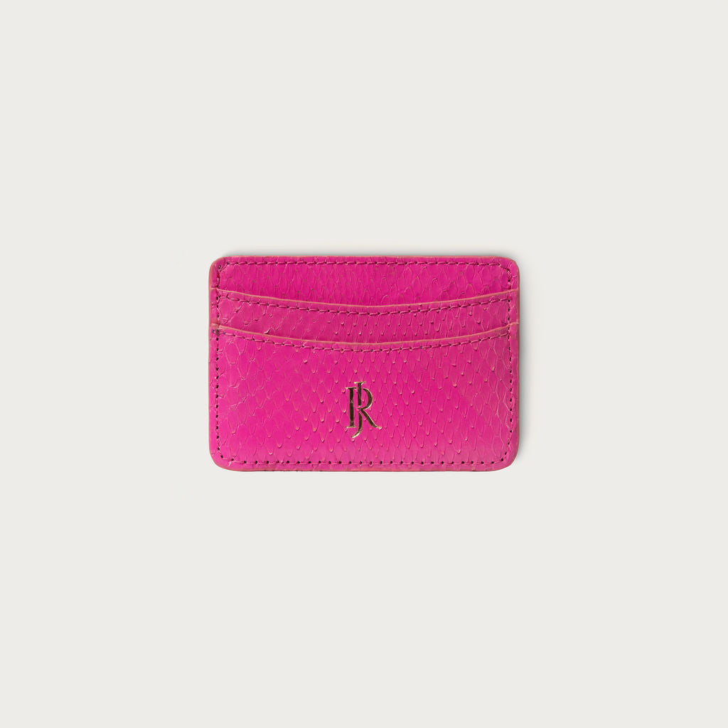 Lillian Wallet Python Barbie Pink