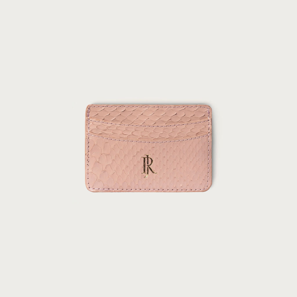 Lillian Wallet Python Paris Rose