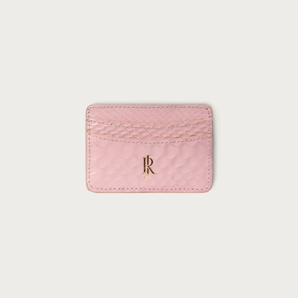 Lillian Wallet Python LoveShackFancy Pink