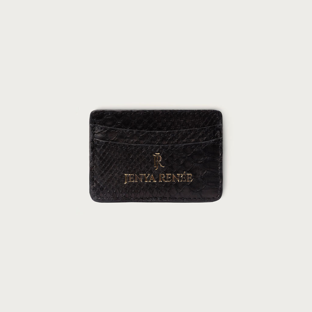 Lillian Wallet Python Black