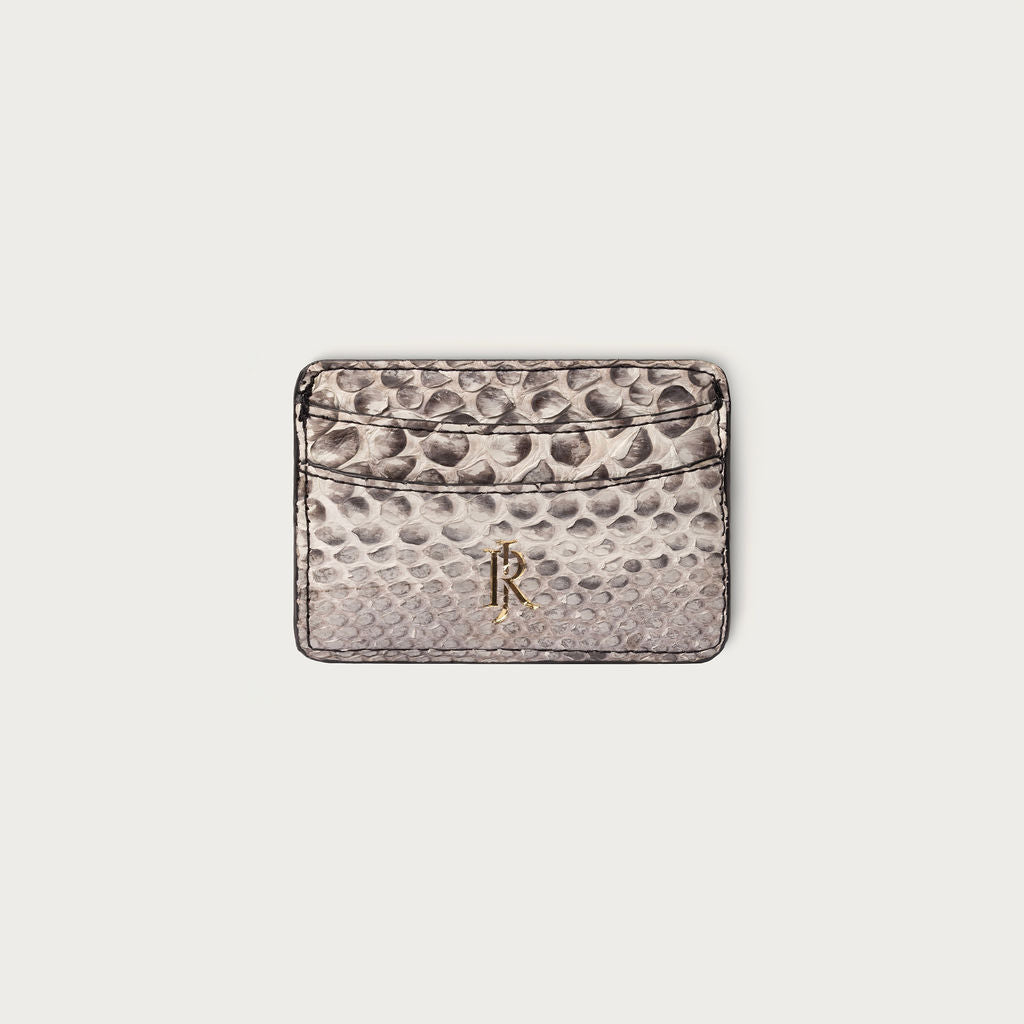Lillian Wallet Python Black & White