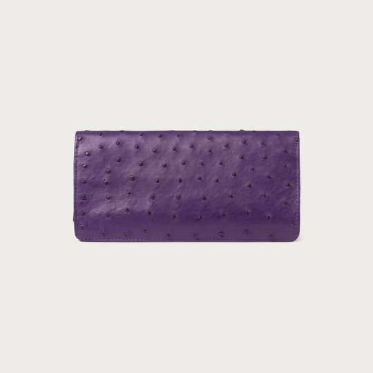 Claire Ostrich Dark Purple